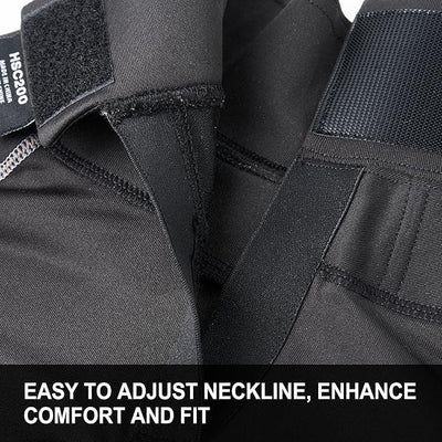 TronX Long Sleeve Senior Hockey Cut-Resistant Neck Guard Protect Base Layer Shirt