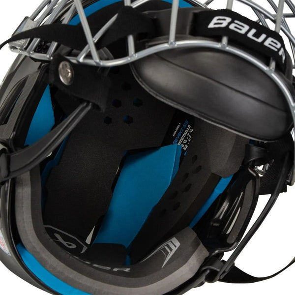 bauer bike helmets Bauer RE-AKT 55 Hockey Helmet Combo