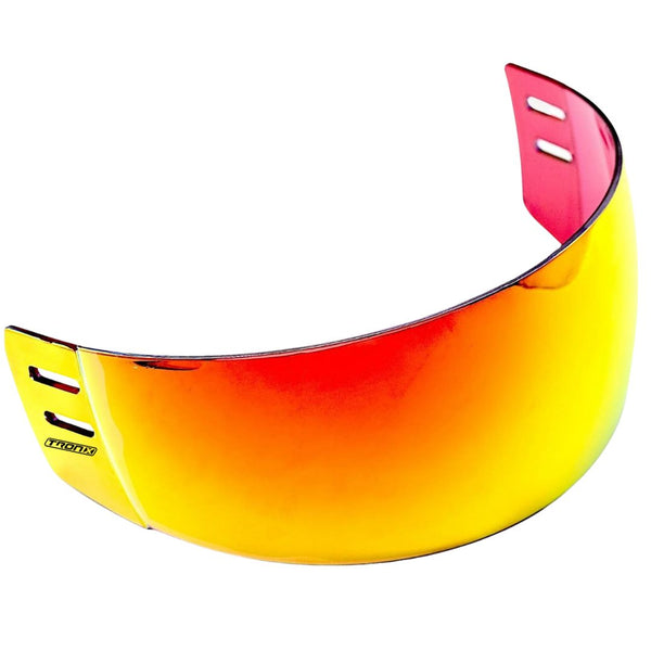 TronX S30 Revo Red Mirrored Anti-Scratch/Anti-Fog Hockey Helmet