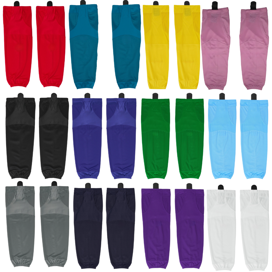 TronX Solid Color Mesh Performance Hockey Socks