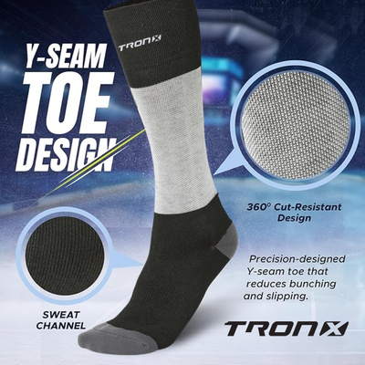 TronX Cut Resistant Hockey Skate Socks
