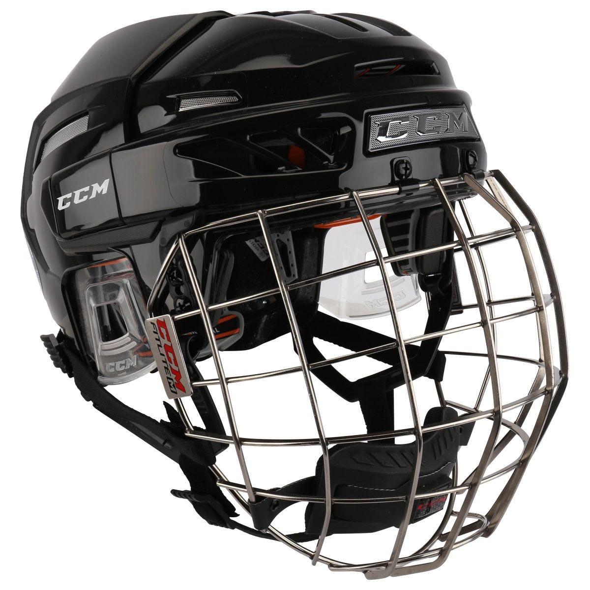 CCM Fitlite 3DS Senior Hockey Helmet Combo