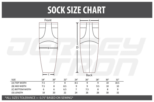 AK Sublimated Custom Shamrock Hockey Socks