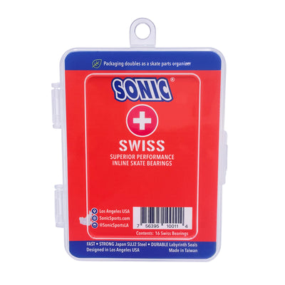Sonic 16-Pack Roller Hockey Bearings (SWISS)