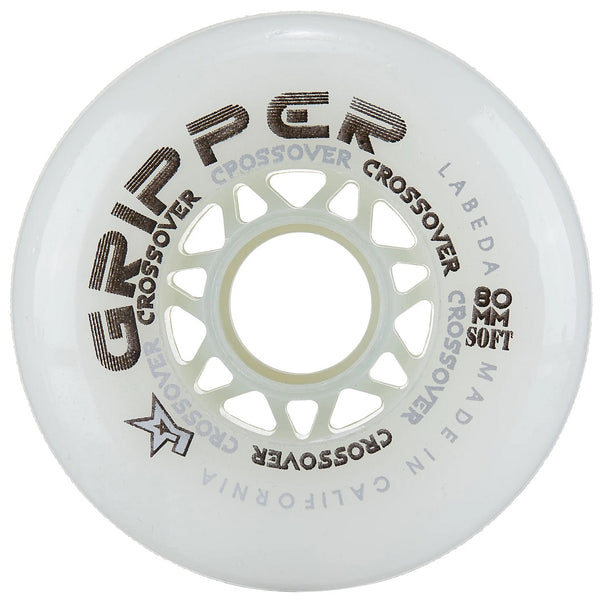 Labeda Gripper White Indoor Roller Hockey Wheels (76A