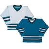 Sherwood SPR300 San Jose NHL Replica Reversible Hockey Jerseys