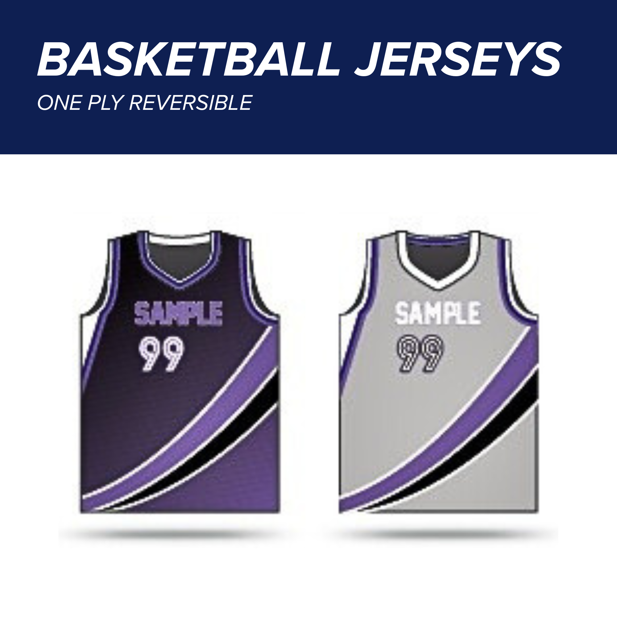 One Ply Basketball Jerseys - Your Design