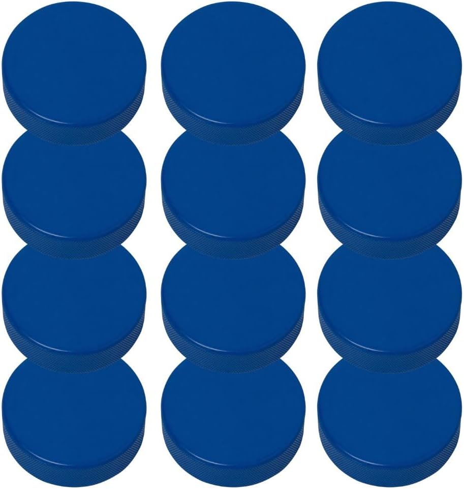 TronX Youth Mite Blue 4oz Ice Hockey Pucks - 12 Pack
