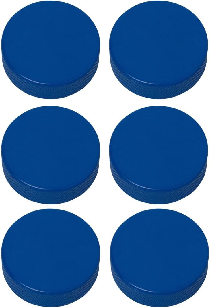 TronX Youth Mite Blue 4oz Ice Hockey Pucks - 6 Pack