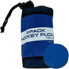 TronX Youth Mite Blue 4oz Ice Hockey Pucks - 6 Pack