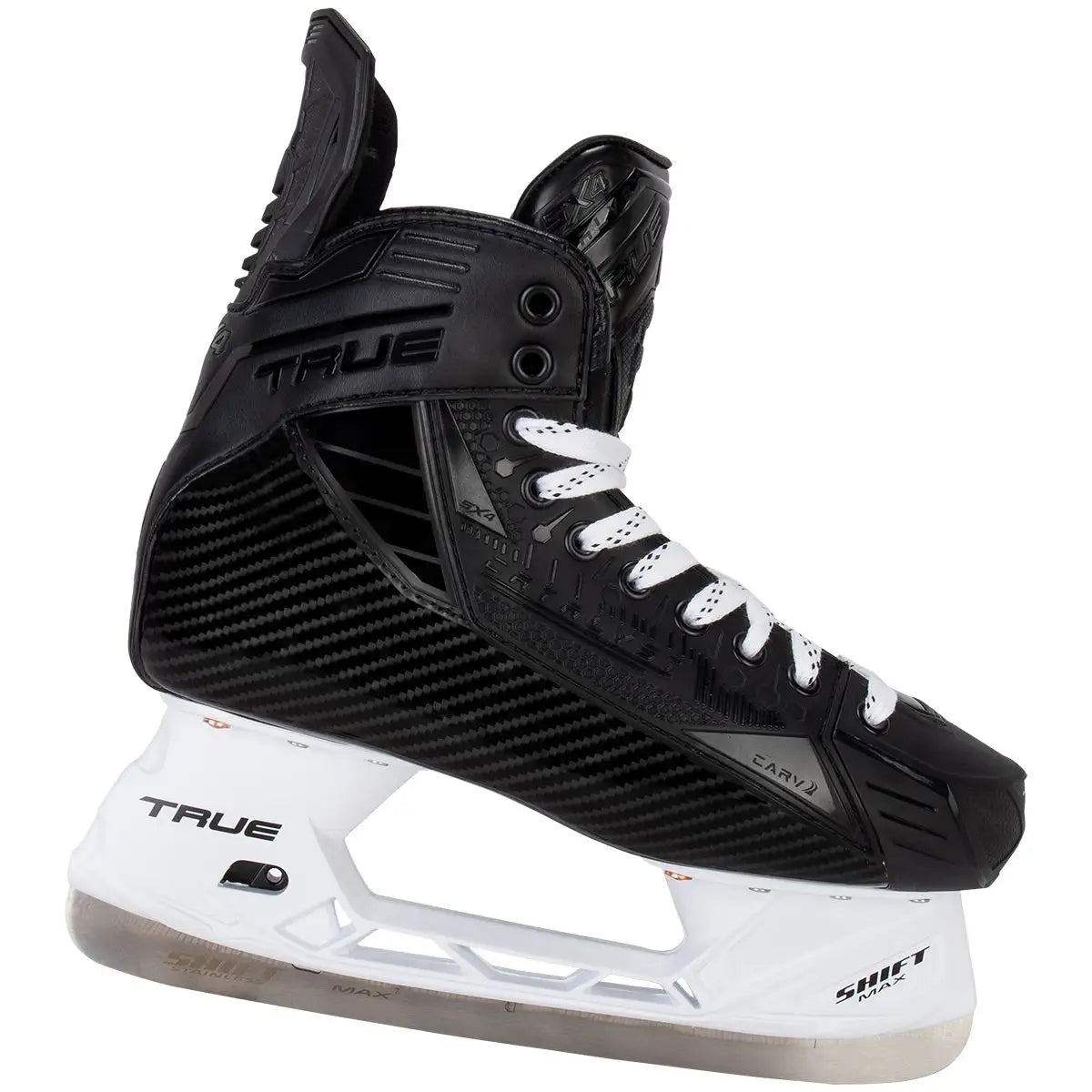 True Catalyst 5X4 Senior Ice Hockey Skates - Blackout
