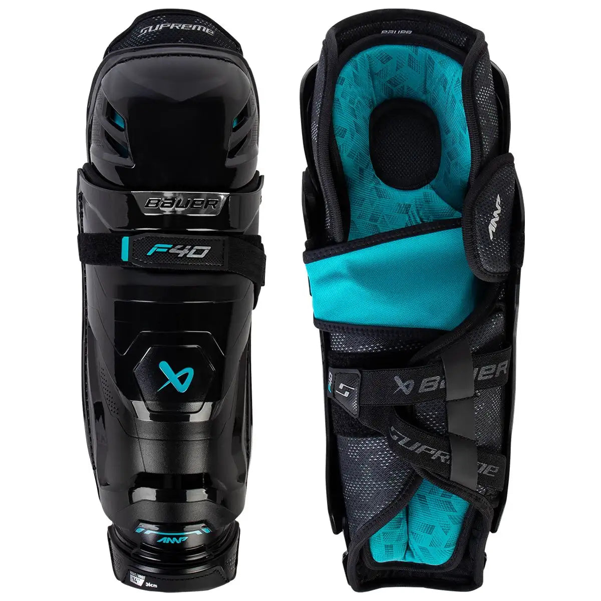 Bauer Supreme F40 Intermediate Hockey Shin Guards