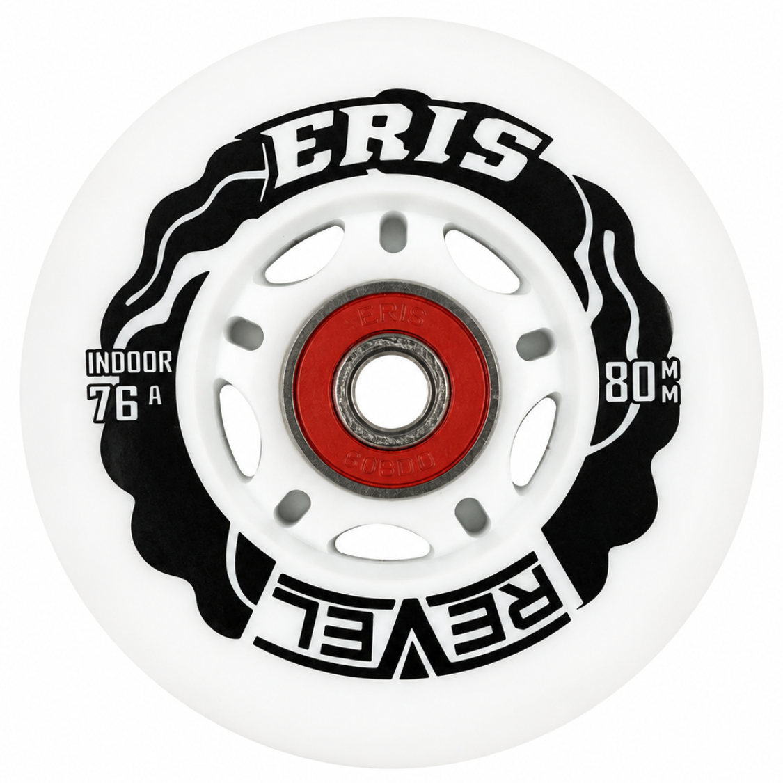 Alkali Revel Eris Indoor Roller Hockey Wheels W/ Bearings and Spacer (76A)