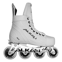 Alkali Cele Pattini Hockey Inline Regolabili, Taglia Digitale, Telaio Hi-Lo Alluminio, Cuscinetti ABEC-9