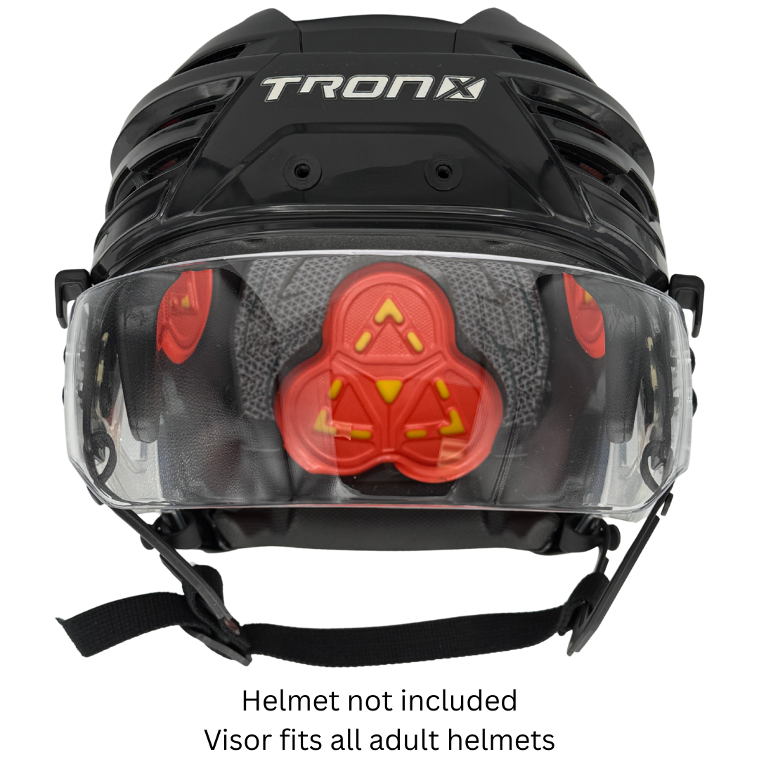 TronX S40 Anti-Scratch/Anti-Fog Hockey Helmet Visor - HockeyTron.com TronX S40 Anti-Scratch/Anti-Fog Hockey Helmet Visor - HockeyTron.com