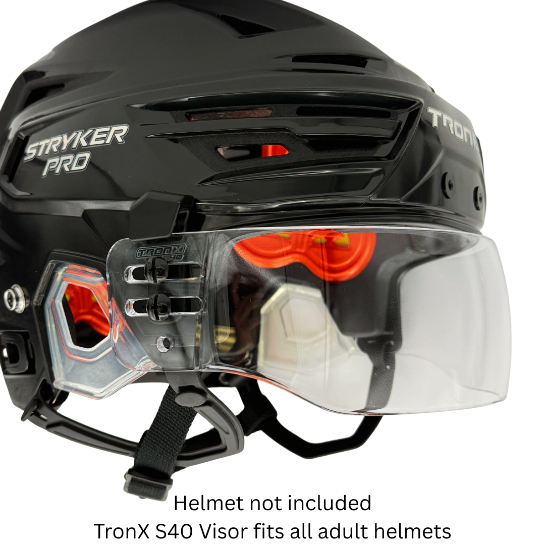 TronX S40 Anti-Scratch/Anti-Fog Hockey Helmet Visor
