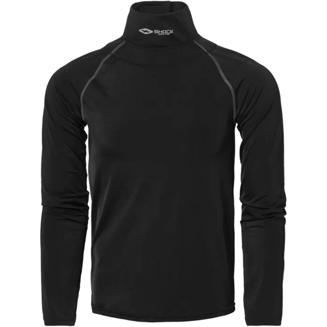 Shock Doctor Ultra Compression Long Sleeve Shirt with Neck Guard