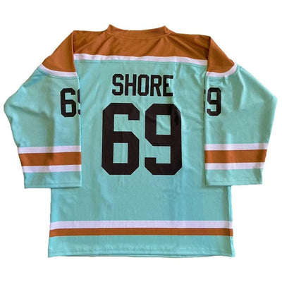 TronX Bulldogs Mint Blue Shore Fan Adult Hockey Jerseys (Old Version)