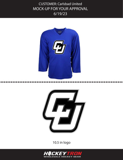 Carlsbad United Royal Practice Jersey