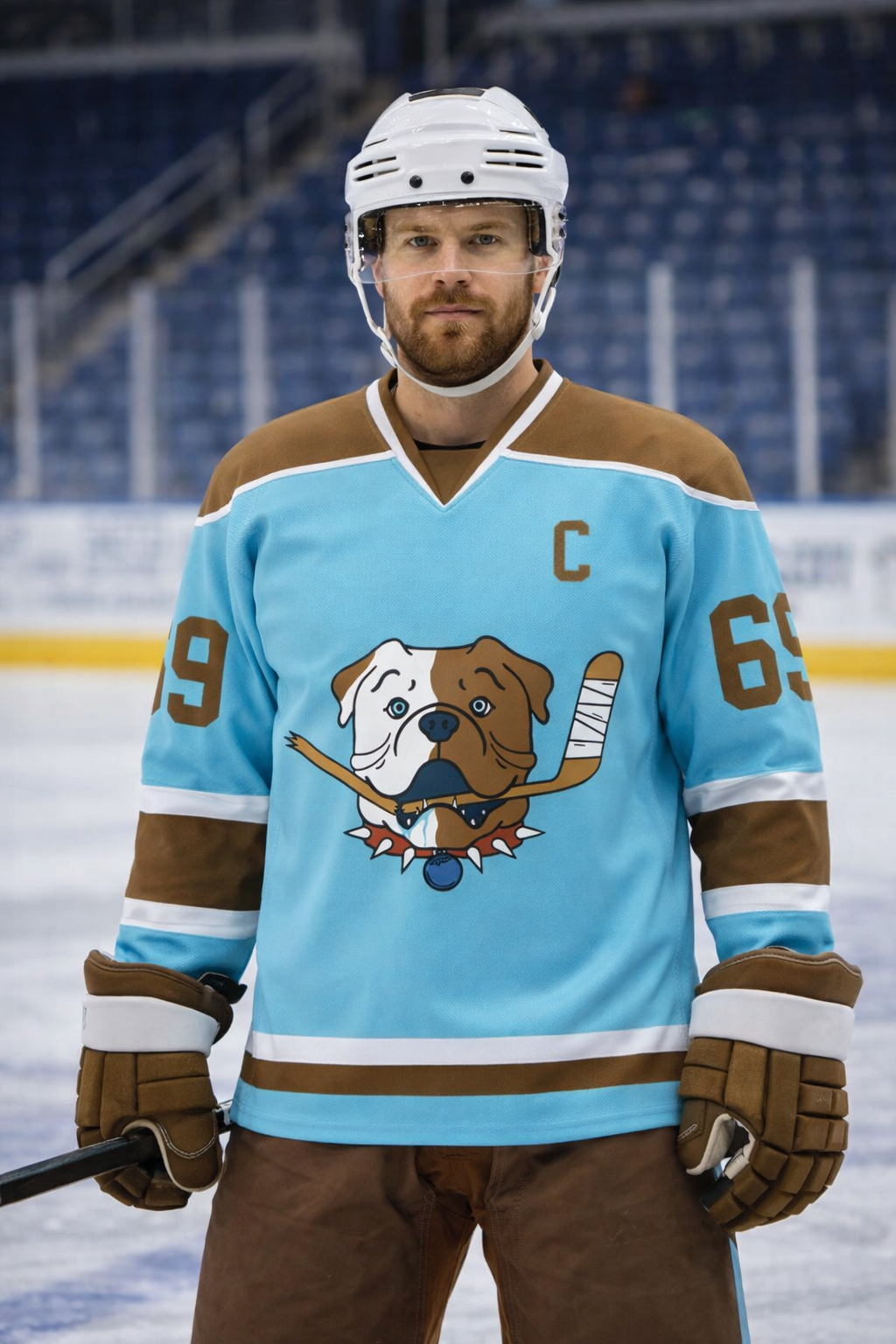 TronX Bulldogs Blue Shore Fan Adult Hockey Jerseys