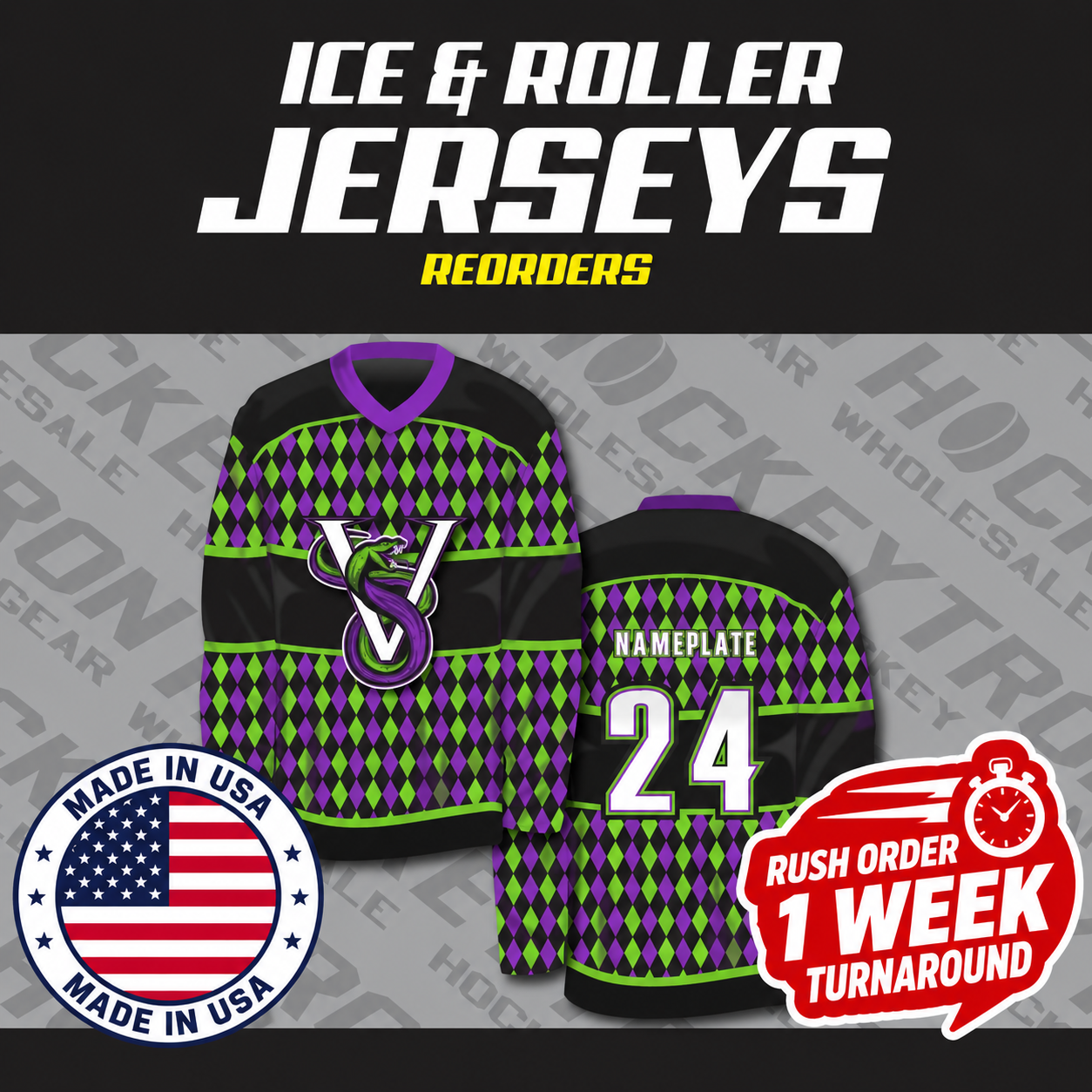 Made in USA Sublimated Jersey - Reorder