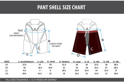 Custom Sublimated Hockey Ice Pant Shells - Your Design