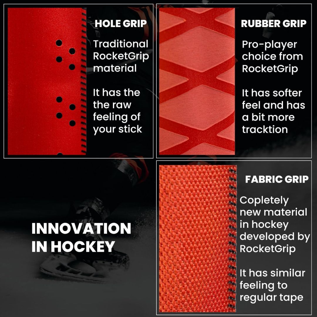Rocketgrip Rubber Hockey Stick Grip