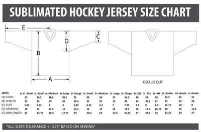 Sublimated Hockey Jersey -  Your Design
