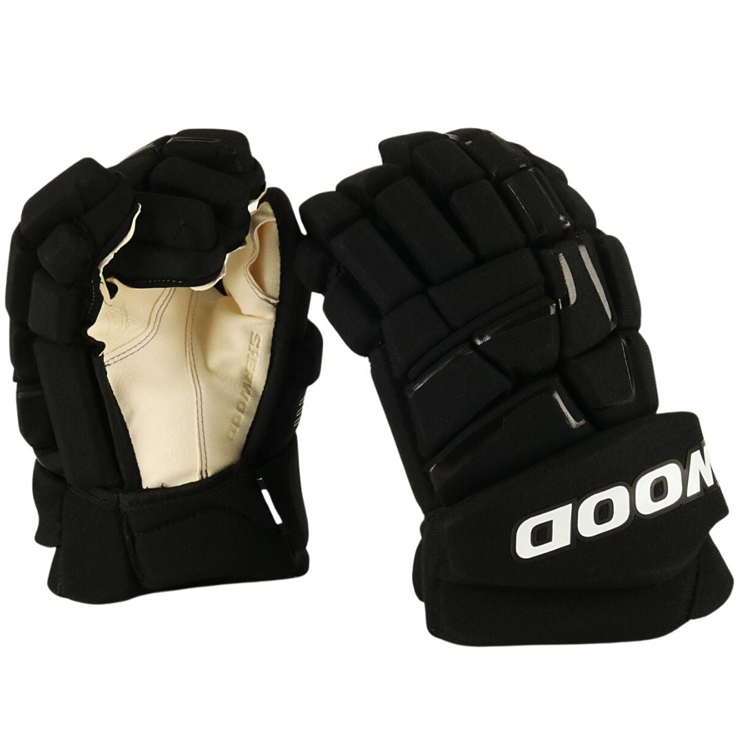 Sherwood Code NHL Team Stock Senior Hockey Gloves - Boston Bruins