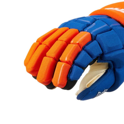 Sherwood Code NHL Team Stock Senior Hockey Gloves - New York Islanders