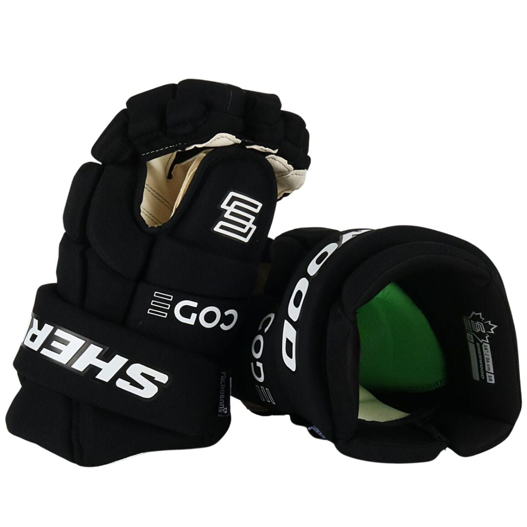 Sherwood Code NHL Team Stock Senior Hockey Gloves - Dallas Stars