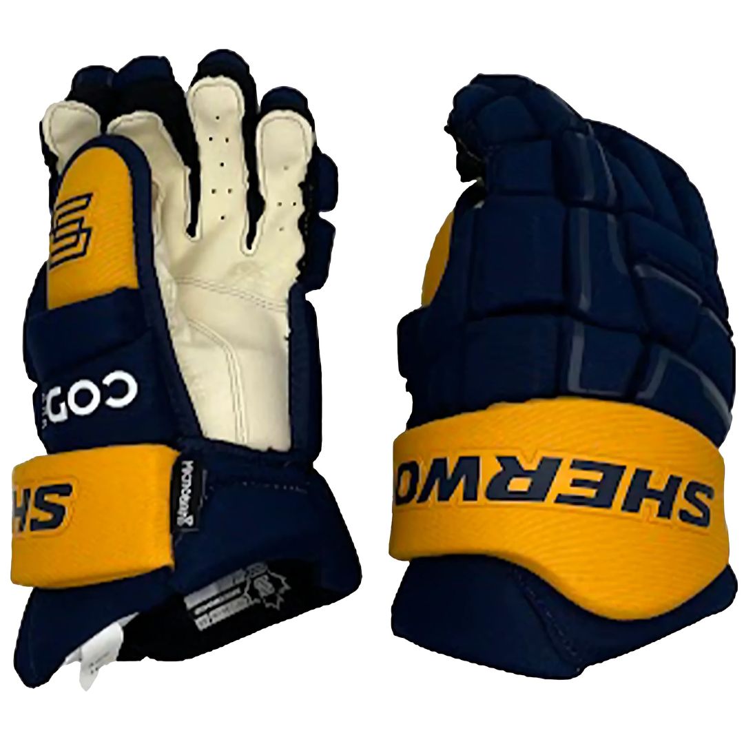 Sherwood Code NHL Team Stock Senior Hockey Gloves - Nashville