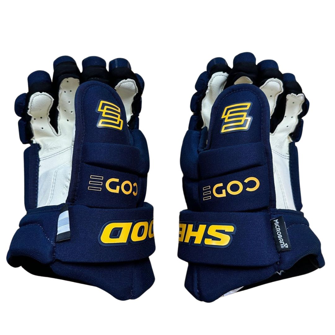 Sherwood Code NHL Team Stock Senior Hockey Gloves - St Louis Blues