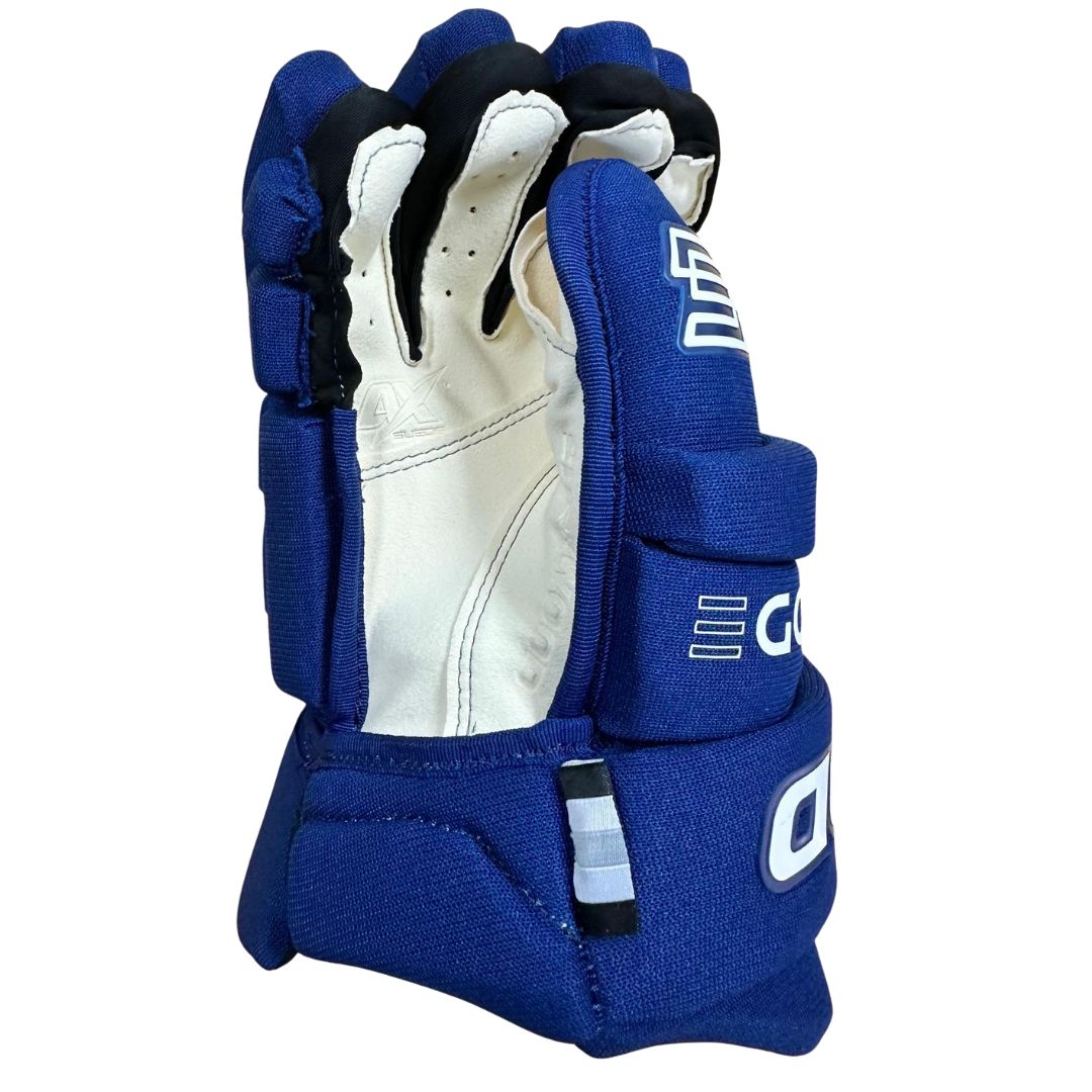 Sherwood Code NHL Team Stock Senior Hockey Gloves - Vancouver Canucks