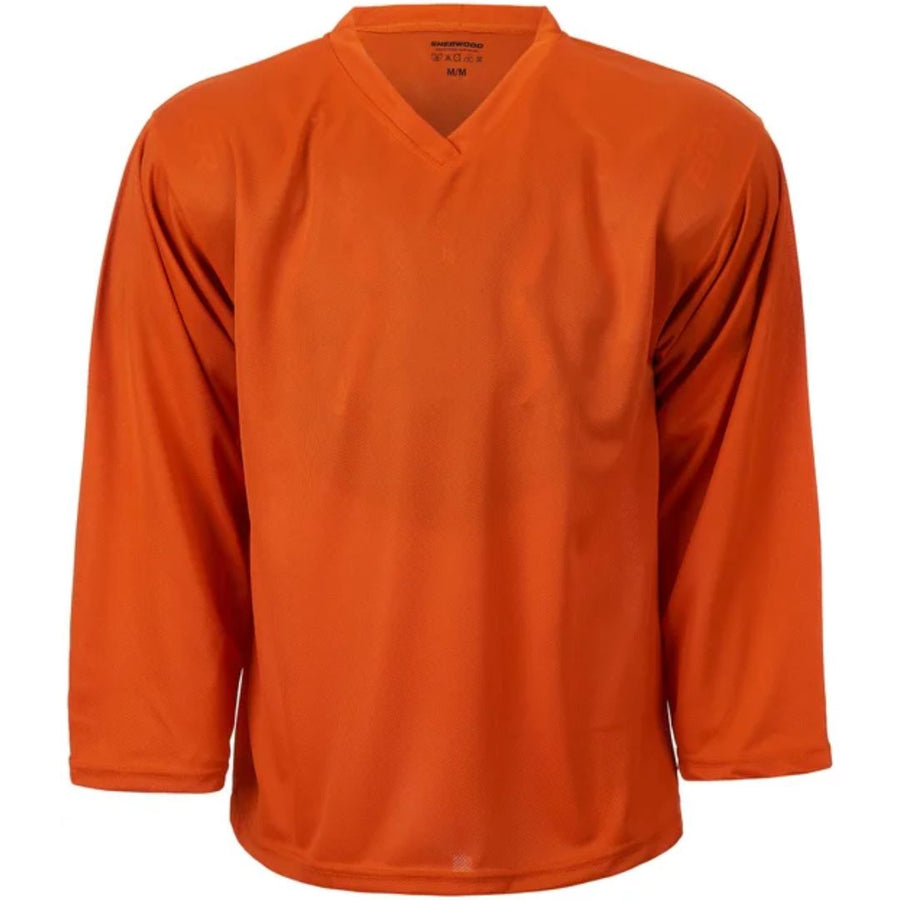 Sherwood SW100 Solid Color Practice Hockey Jerseys - Orange