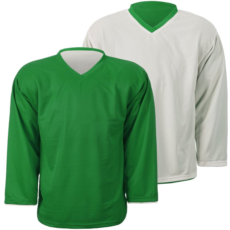 Sherwood SW300 Reversible Hockey Practice Jerseys - Green/White