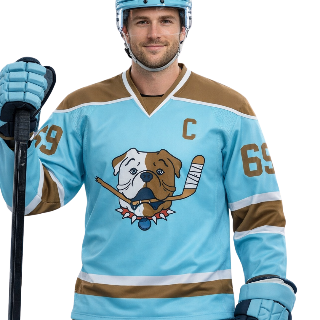 TronX Bulldogs Blue Shore Fan Adult Hockey Jerseys