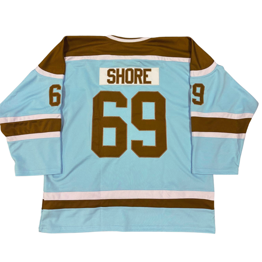 TronX Bulldogs Shore Stitched Embroidery Adult Hockey Jerseys