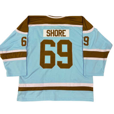 TronX Bulldogs Shore Stitched Embroidery Adult Hockey Jerseys