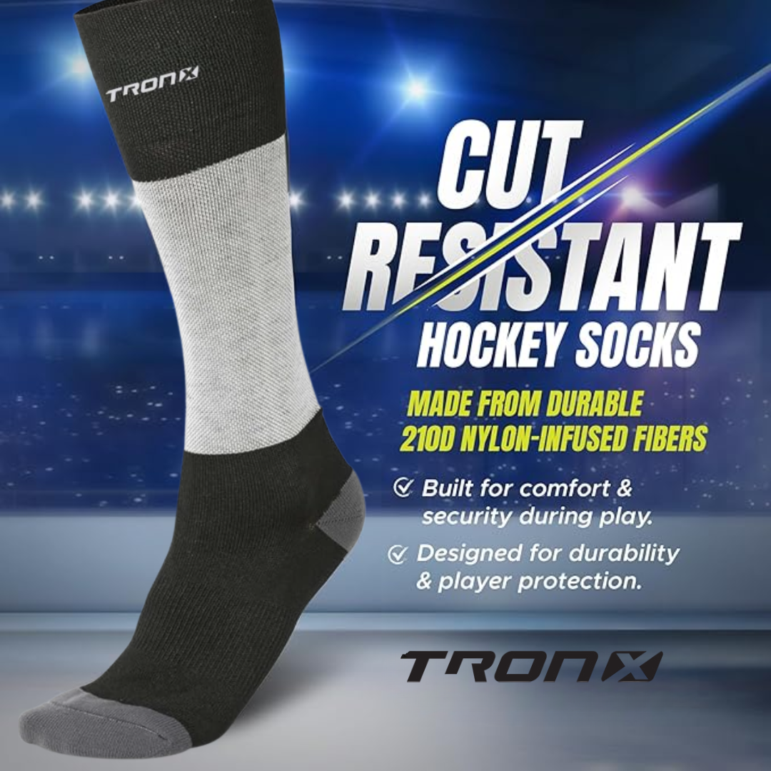 TronX Cut Resistant Hockey Skate Socks
