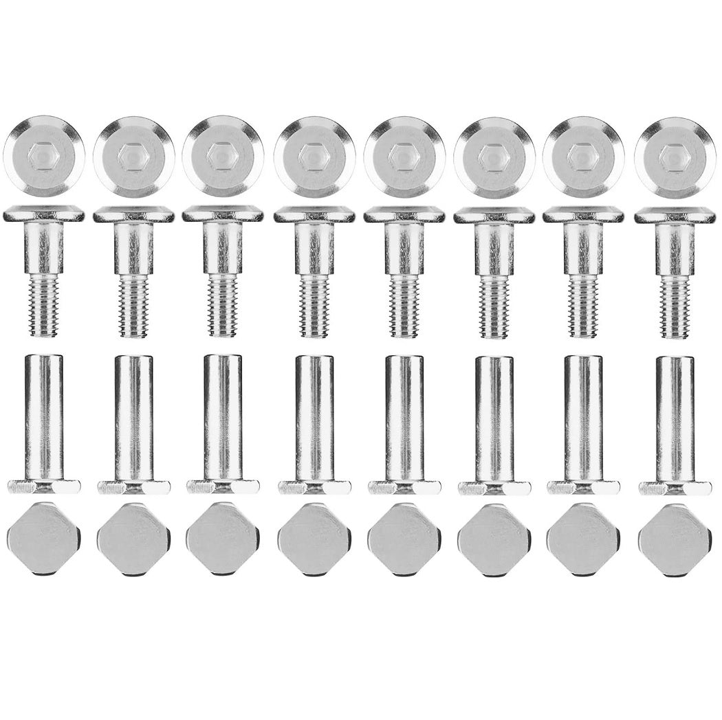 Alkali Universal Extender 6mm Square Roller Hockey Skate Axle Kit (8 Pack)