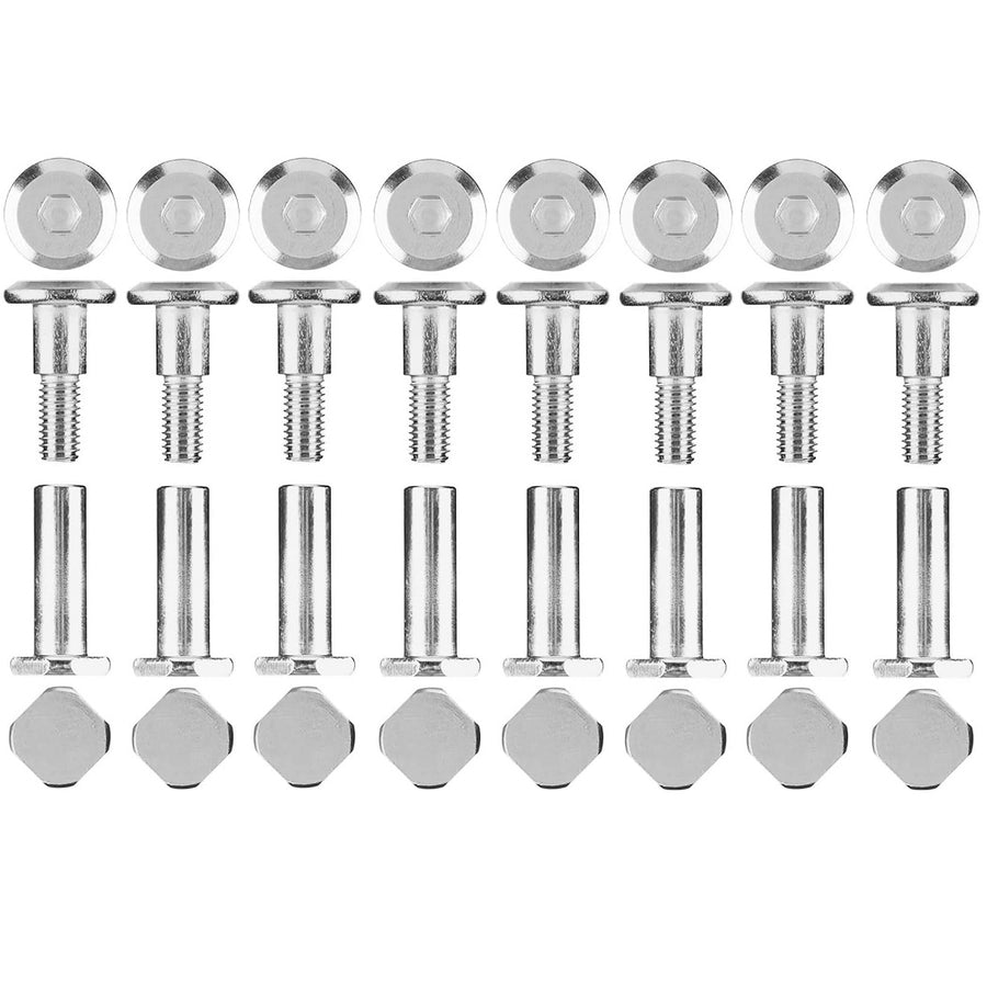 Alkali Universal Extender 6mm Square Roller Hockey Skate Axle Kit (8 Pack)