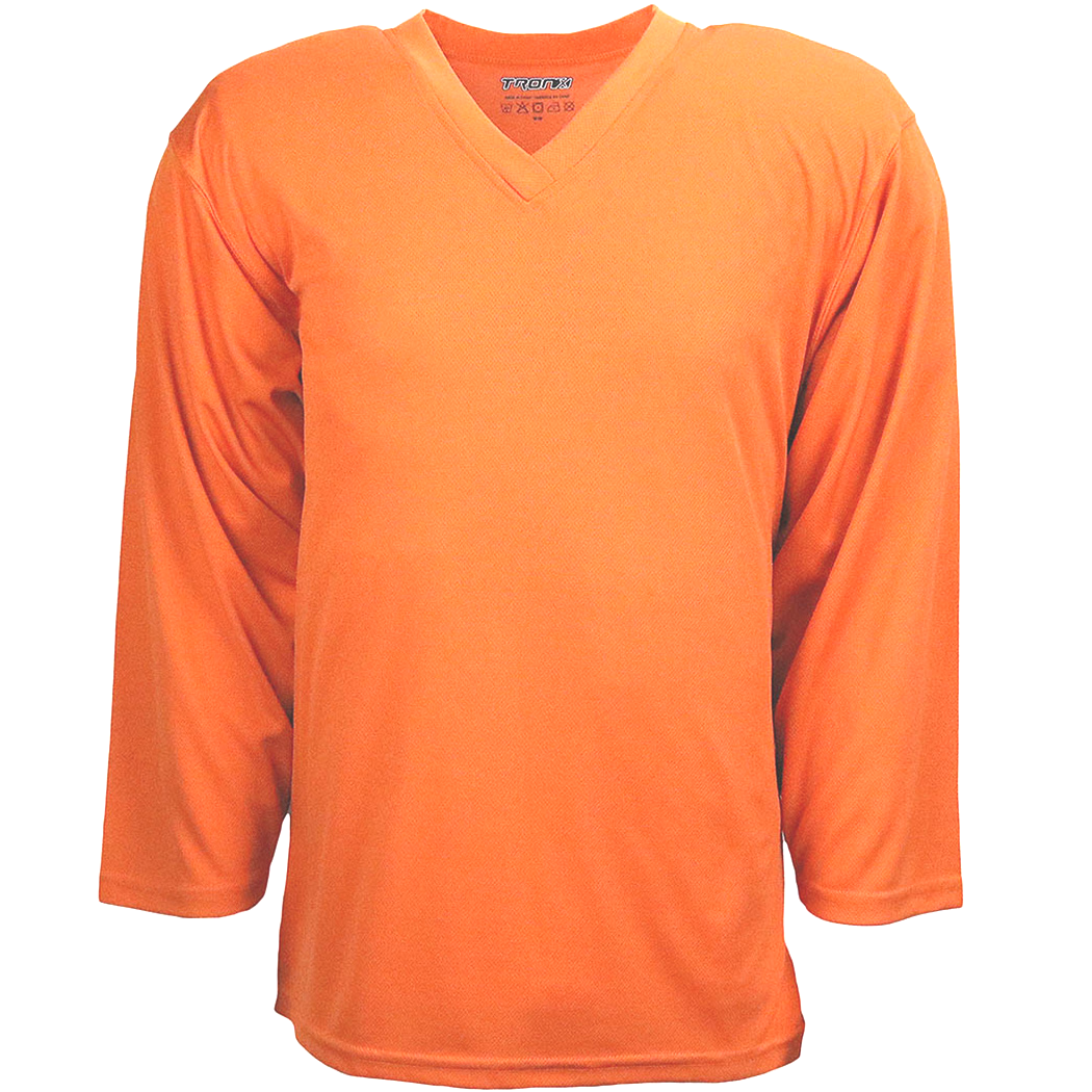 TronX DJ80 Practice Hockey Jersey Orange Off Color