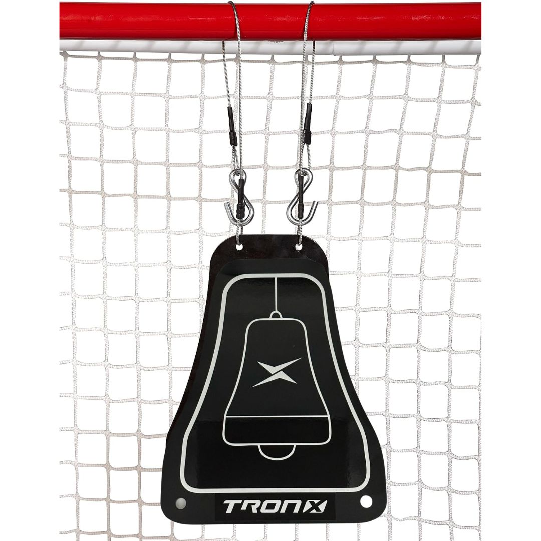 TronX Small Metal Bell Hockey Shooting Targets (2 Pack)