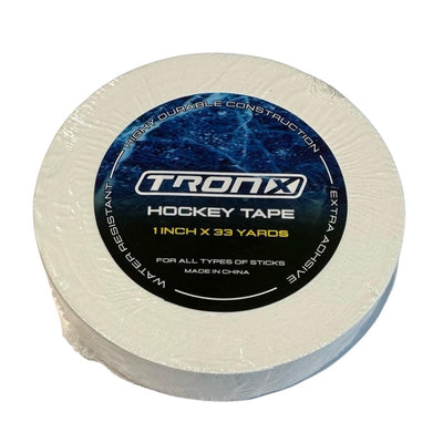 TronX Cloth White Hockey Tape (1 inch x 33 yards)