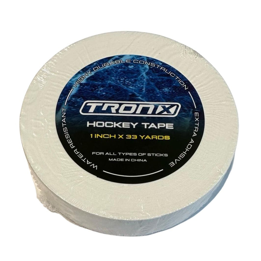 2 Rolls of HOWIE'S White Hockey Sock Tape 1 x 30 yds Shin Pad Tape