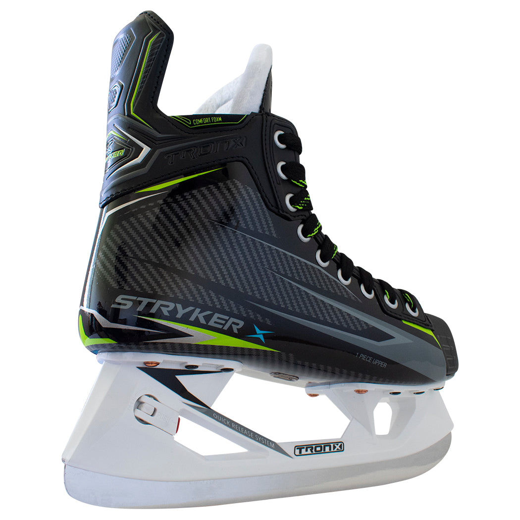 TronX Stryker 3.0 Senior Adult Teen Ice Hockey Skates (Skate Size 9 (Shoe  Size 10)) : : Sports, Fitness & Outdoors