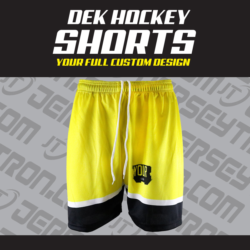 SUBLIMATED DEK HOCKEY SHORTS - YOUR DESIGN