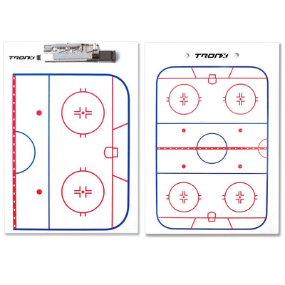 TronX Hockey Dry Erase Coaches Clipboard - 9" x 13"