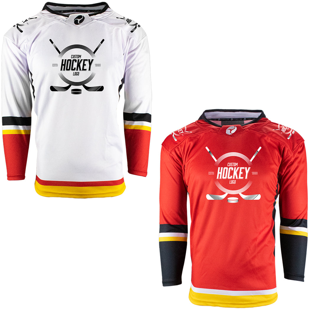 Calgary Flames Firstar Gamewear Pro Performance Hockey Jersey with Cus HockeyTron